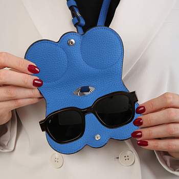 Очечник (футляр для очков) кожаный