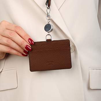 Чехол для пропуска кожаный